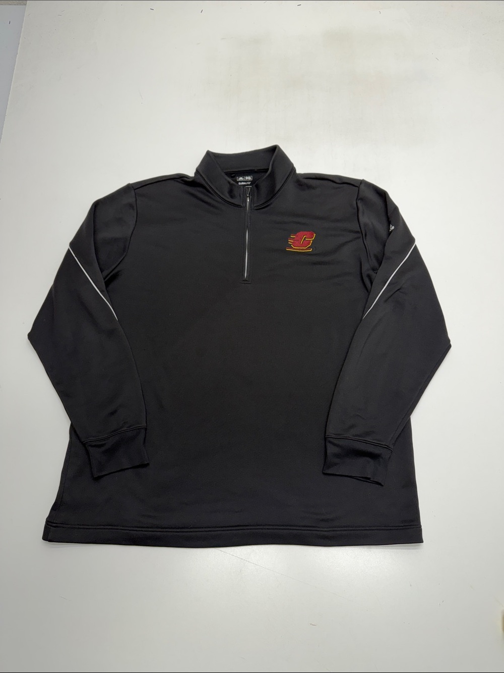 CENTRAL MICHIGAN UNIVERSITY Men’s 2XL Black 1/4 Zip Sweatshirt
